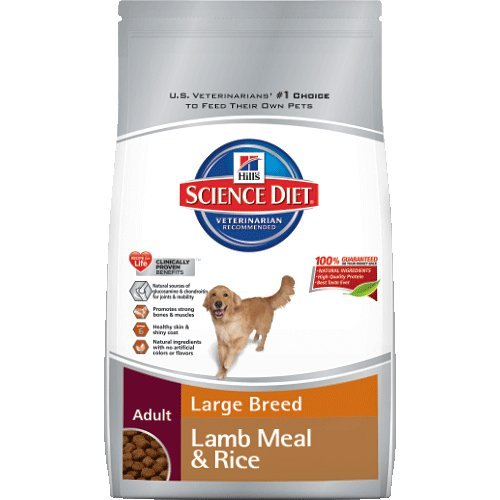 Hill's Science Diet Adult Lamb Meal & Rice Recipe Large Breed Dry Dog Food Bag, 33-Pound