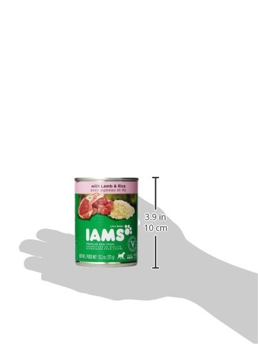 IAMS Proactive Health Dog Food, Ground Savory Dinner with Lamb & Rice, 13.2-Ounce Cans (Pack of 12) - Image 6
