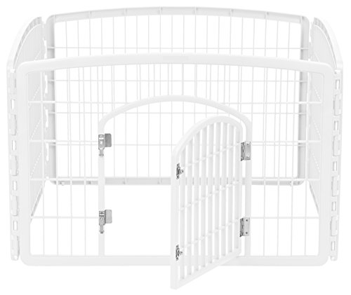 IRIS Indoor/Outdoor Plastic Pet Pen, 4 Panels - Image 4