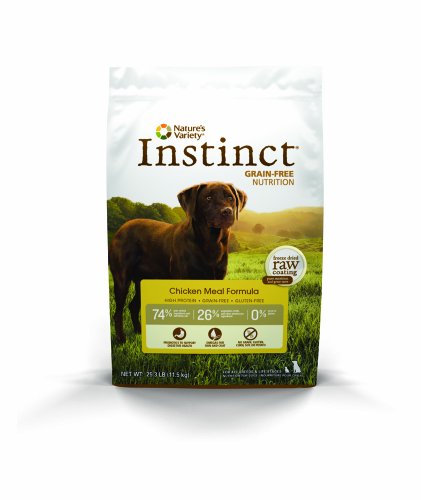 Instinct Grain-Free Chicken Meal Dry Dog Food by Nature's Variety 25.3 lb Bag