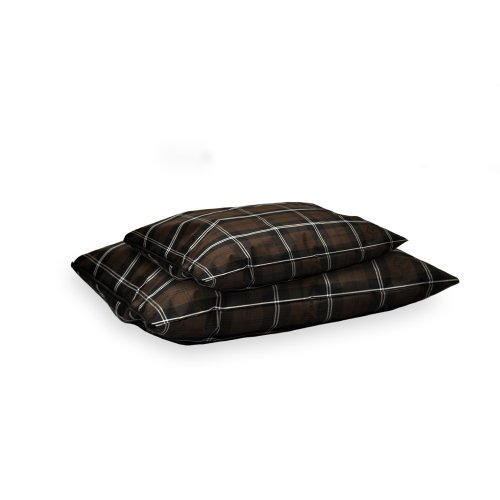 K&H 35-Inch by 44-Inch Indoor/Outdoor Single-Seam Bed, Large, Brown plaid - Image 3