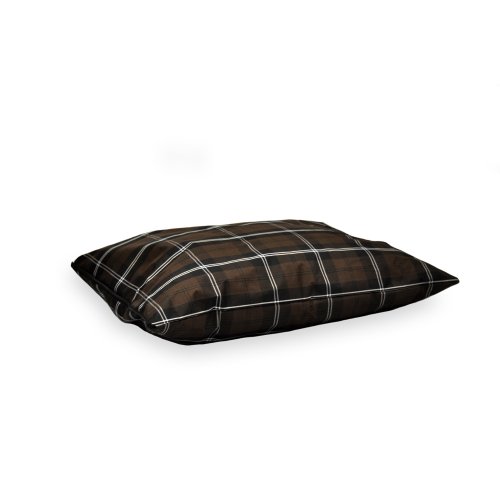 K&H 35-Inch by 44-Inch Indoor/Outdoor Single-Seam Bed, Large, Brown plaid