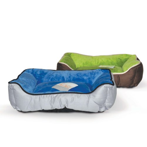 K&H Lounge Sleeper Self-warming Pet Bed, 16-Inch by 20-Inch, Mocha/Green - Image 3