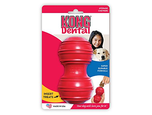 KONG Dental Dog Toy, Large, Red