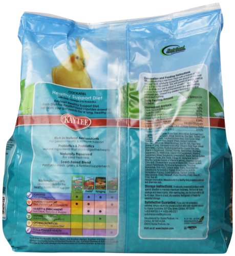 Kaytee Forti Diet Pro Health Food for Cockatiel, 5-Pound - Image 5