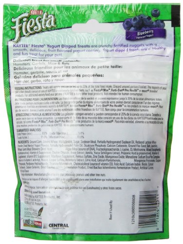 Kaytee Pet Products SKT100502787 Fiesta Yogurt Dipped Small Animal Treat, 3.5-Ounce, Blueberry Flavor - Image 4