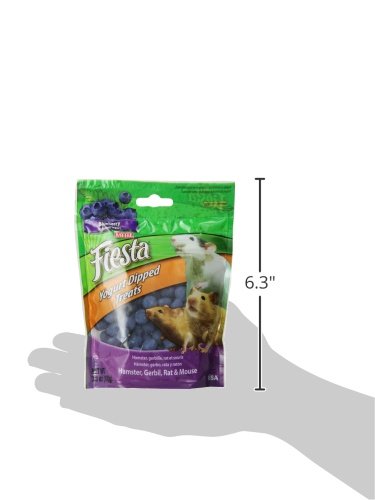 Kaytee Pet Products SKT100502787 Fiesta Yogurt Dipped Small Animal Treat, 3.5-Ounce, Blueberry Flavor - Image 5