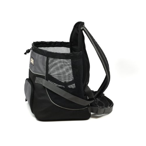 Kyjen 2510 Front Carrier Pet Carrier Adjustable Drawstring Padded Dog Carrier, Medium, Black - Image 7