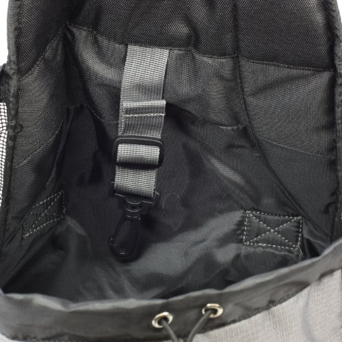 Kyjen 2510 Front Carrier Pet Carrier Adjustable Drawstring Padded Dog Carrier, Medium, Black - Image 8