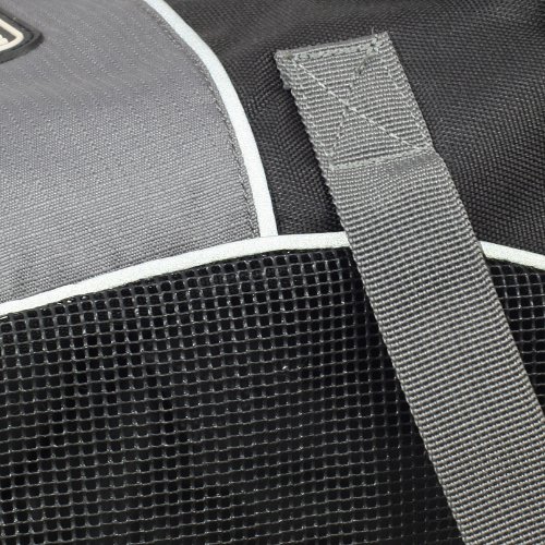 Kyjen 2510 Front Carrier Pet Carrier Adjustable Drawstring Padded Dog Carrier, Medium, Black - Image 11