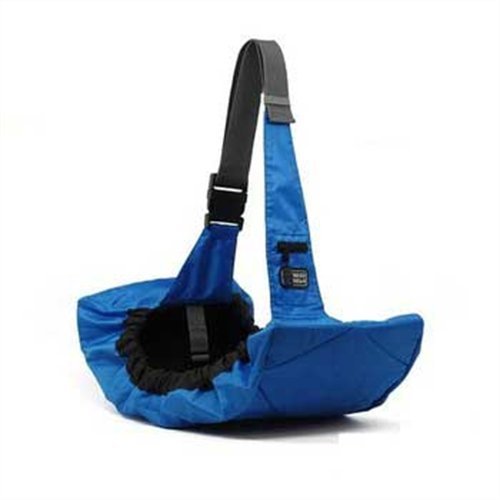 Kyjen 2515 Pet Sling Dog Carrier Adjustable Pet Carrier, Small, Blue
