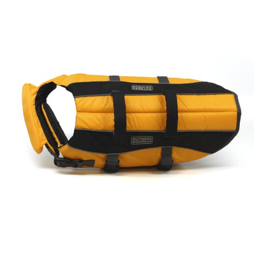 Kyjen 2520, Dog Life Jacket Quick Release Easy-Fit Adjustable Dog Life Preserver, Medium, Orange - Image 8