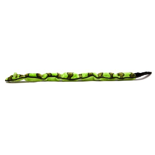 Kyjen PP01481 Invincibles Plush Snake Stuffingless Durable Dog Toys Squeaker Toy 6-Squeakers, Large, Green - Image 6