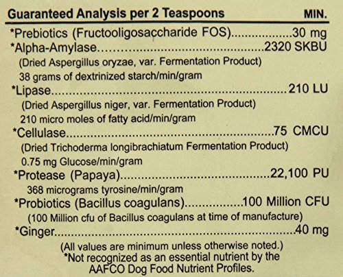 NaturVet Senior Digestive Enzymes Powder for Dogs and Cats, 10-Ounce - Image 3