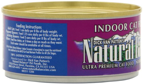 Natural Balance Canned Cat Food, Indoor Formula, 24 x 6 Ounce Pack - Image 9