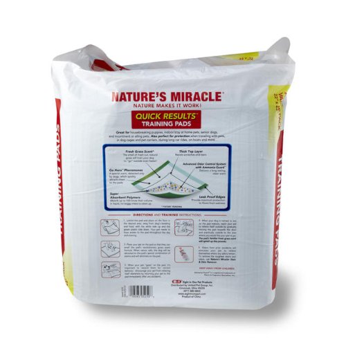 Nature's Miracle Quick Results Training Pads, 50-Count (5250) - Image 3