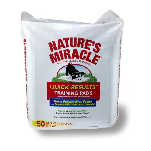 Nature's Miracle Quick Results Training Pads, 50-Count (5250)