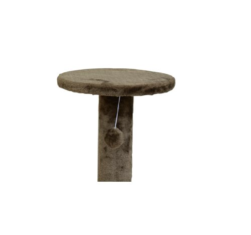 Pawhut 71" Coffee / Cream Cat Tree Condo Pet Scratcher Furniture - Image 10