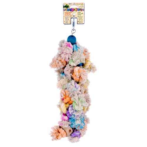 Penn Plax Shaggy Kabob Bird Toys, X-Large