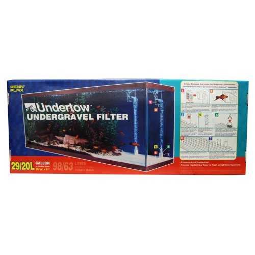 Penn Plax Undertow Undergravel for 20L/29-Gallon Aquarium