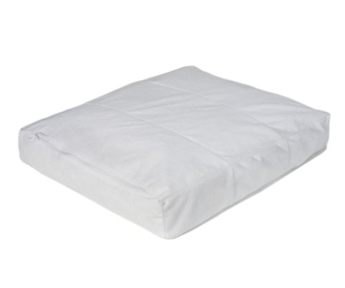 Pet Dreams Waterproof Pet Bed Cover Fits Ortho-Bliss Memory Foam Bed, White, 48 by 36 by 3-Inch, White, XX-Large