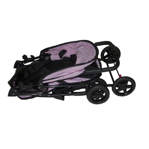 Pet Gear Happy Trails Plus Pet Stroller with Weather Guard for cats and dogs up to 30-pounds, Pink Ice - Image 3