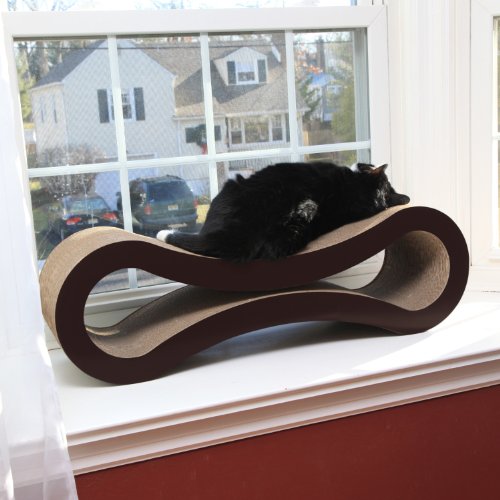 PetFusion Cat Scratcher Lounge, Walnut Brown - Image 9