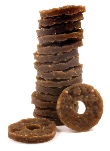 PetSafe Busy Buddy Refill Ring Dog Treats for select Busy Buddy Dog Toys, Natural Rawhide, Size A - Image 3