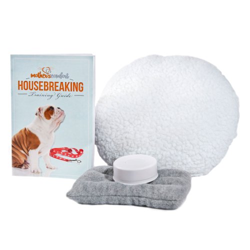 PetZu Mother's Comfort Heartbeat Pet Pillow, Chocolate/White - Image 4
