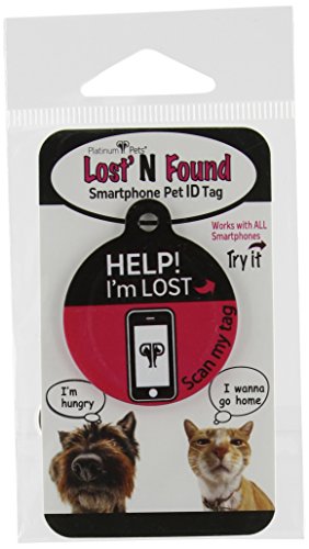 Platinum Pets The Original Smartphone Dog ID Tag with GPS, Large, Pink - Image 2