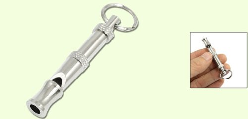 Pocket Adjustable Pitch Safety Doggy Dog Training Sound Whistle Keychain - Image 3