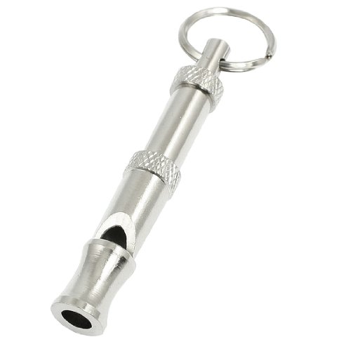 Pocket Adjustable Pitch Safety Doggy Dog Training Sound Whistle Keychain