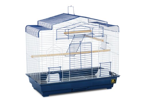 Prevue Pet Products Barn Style Bird Cage, Purple and White