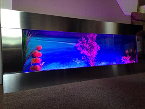 Searenity Wall Mounted Aquariums DORADO in Brushed Aluminum - Image 3