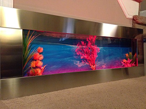 Searenity Wall Mounted Aquariums DORADO in Brushed Aluminum - Image 4