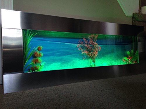 Searenity Wall Mounted Aquariums DORADO in Brushed Aluminum - Image 5