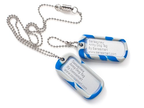 Sensachew Dog Tag - Blue - Firm