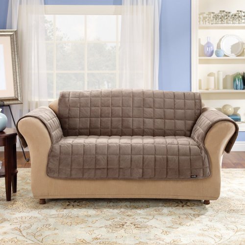 Sure Fit Deluxe Loveseat Pet Throw, Sable