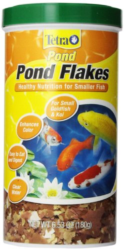TetraPond 16210 Flaked Fish Food, 6.53-Ounce, 1-Liter