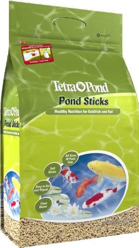 TetraPond 16484 Pond Sticks, Healthy Nutrition for Goldfish and Koi, 3.70-Pound, 15-Liter