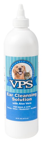 VPS Ear Cleansing Solution for Dogs and Cats, 16-Ounce
