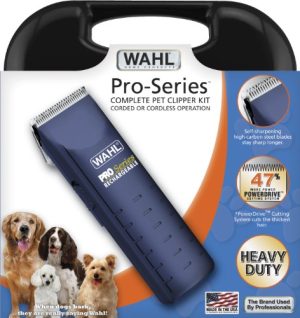 Wahl 9590-210 Pro-series Complete Pet Clipper Kit - Corded or Cordless Operation, Blue - Image 4