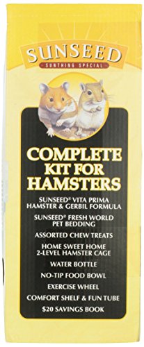 Ware Manufacturing Plastic Home Sweet Home Sunseed Hamster Starter Kit - Image 3