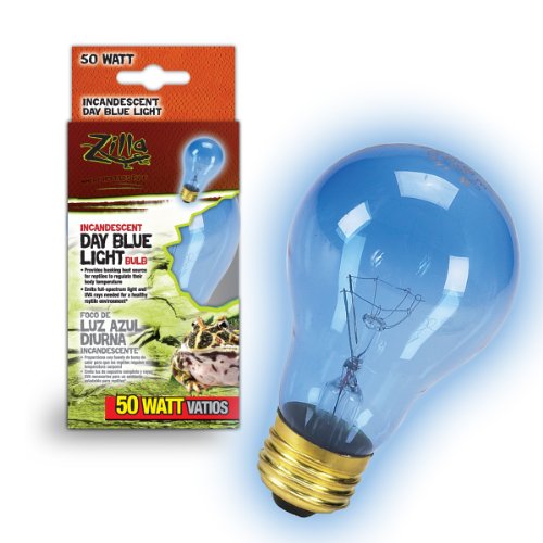 Zilla 09916 Day Blue Light Incandescent Bulb, 50-Watt