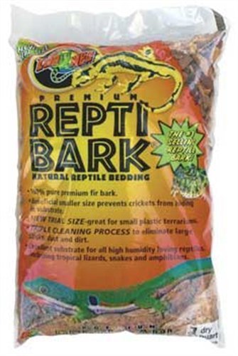Zoo Med Laboratories SZMRB1 Reptile Bark Terrarium Bedding, 1-Quart