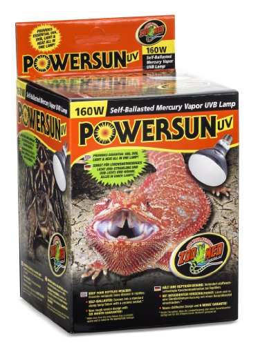 Zoo Med PowerSun UV Mercury Vapor Lamp 160 Watts
