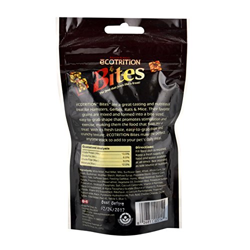 eCOTRITION Bites Hamster/Gerbil Pig Food, 2.5-Ounce - Image 3