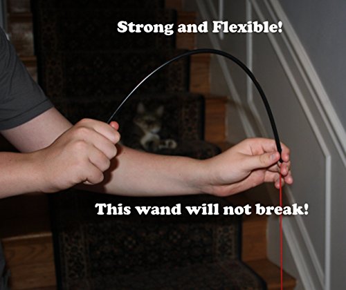 2 Feather Teaser and Exerciser For Cat and Kitten - Cat Toy Interactive Cat Wand - Image 7