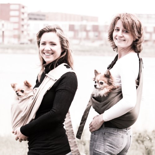 4 Lazy Legs Adjustable Pet Sling Carrier, Carrier for Dog, Sand Grey - Image 4