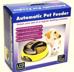 4 Meals Tray Automatic Pet Feeder Electronic Programmable Dry/Wet Food Dog Cat Feeder w/ LCD display - Image 3